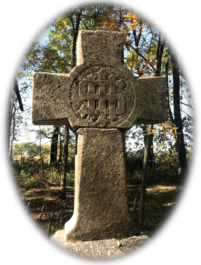Restored stone cross