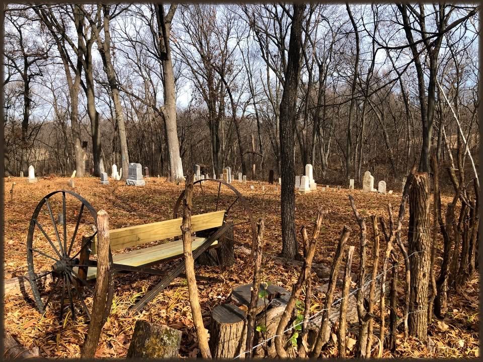 Cemetery in the woods