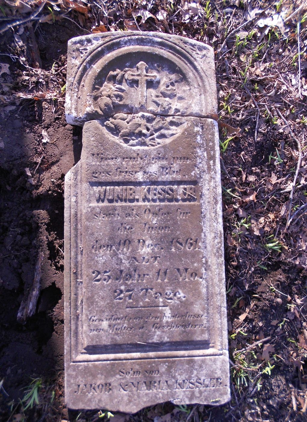 Headstone of Wunibald Kessler